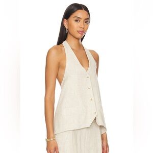 Lioness Cream Sleeveless Top